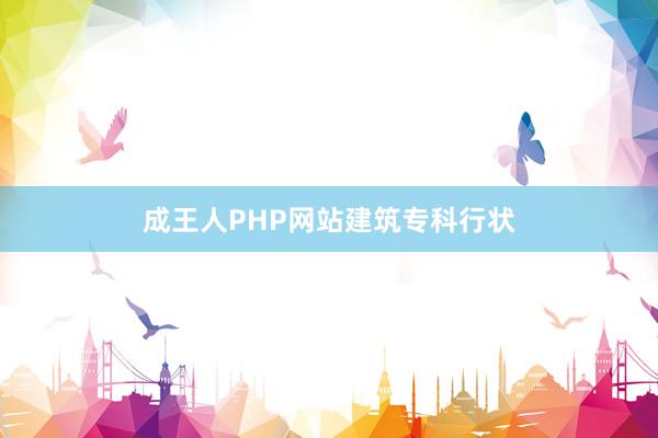 成王人PHP网站建筑专科行状